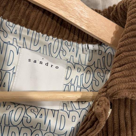 Sandro Jones Mixed Media Jacket - Picture 9 of 9